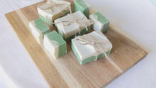 Load and play video in Gallery viewer, Spearmint Eucalyptus Goat&#39;s Milk Soap
